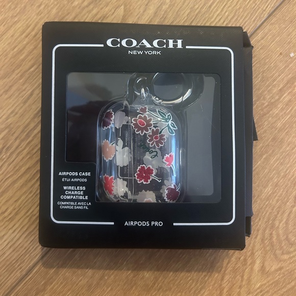 NWT Coach Air Pods Pro Case - Picture 2 of 2